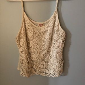 Lace tank top